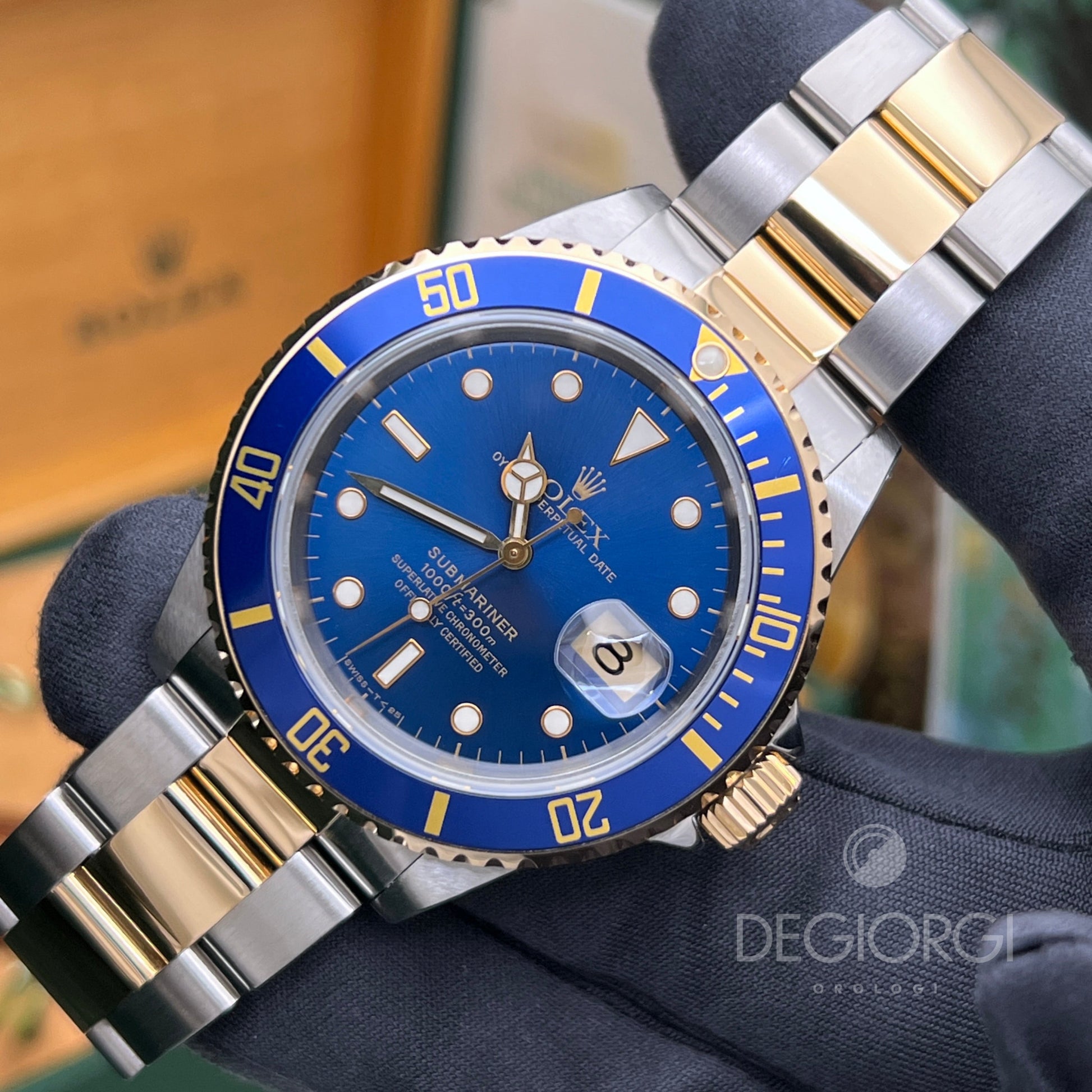 Rolex Submariner Date 16613 Blu