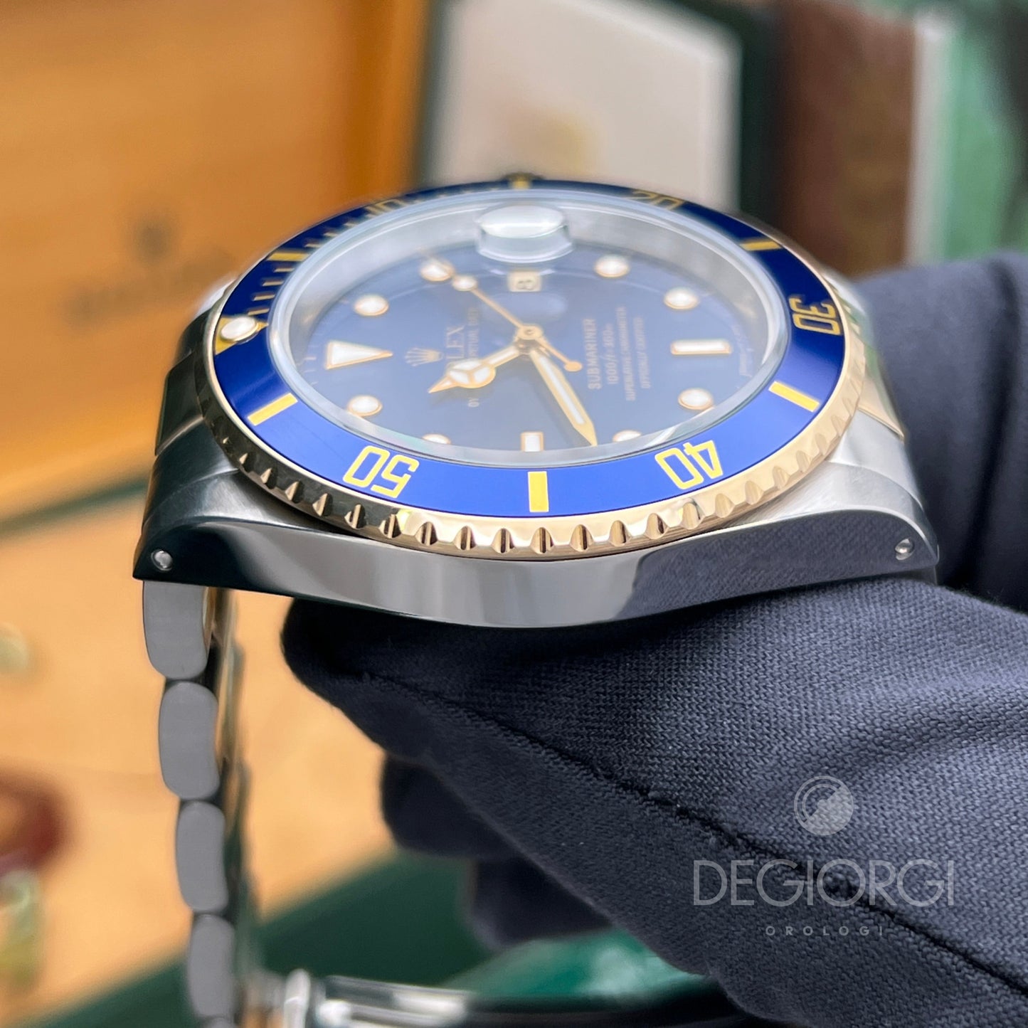 Rolex Submariner Date 16613 Blu