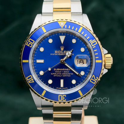 Rolex Submariner Date 16613 Blu RRR 2008