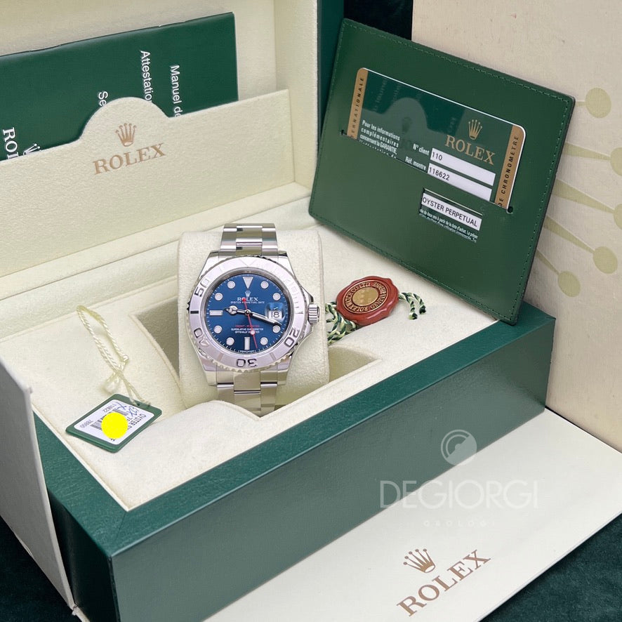 Rolex Yacht-Master 116622 Blu 40 Mm