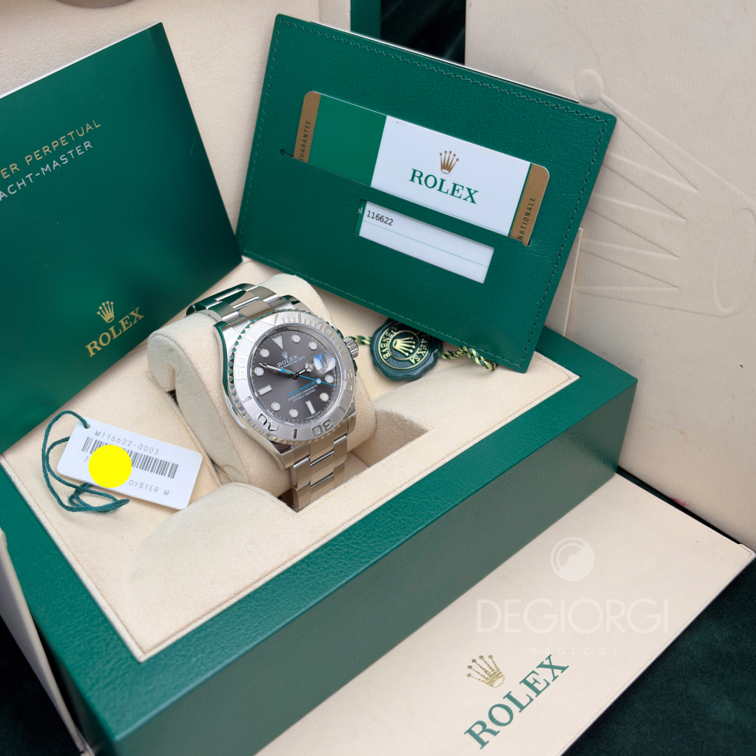 Rolex Yacht Master 116622 Oyster 40 mm Acciaio Rhodium