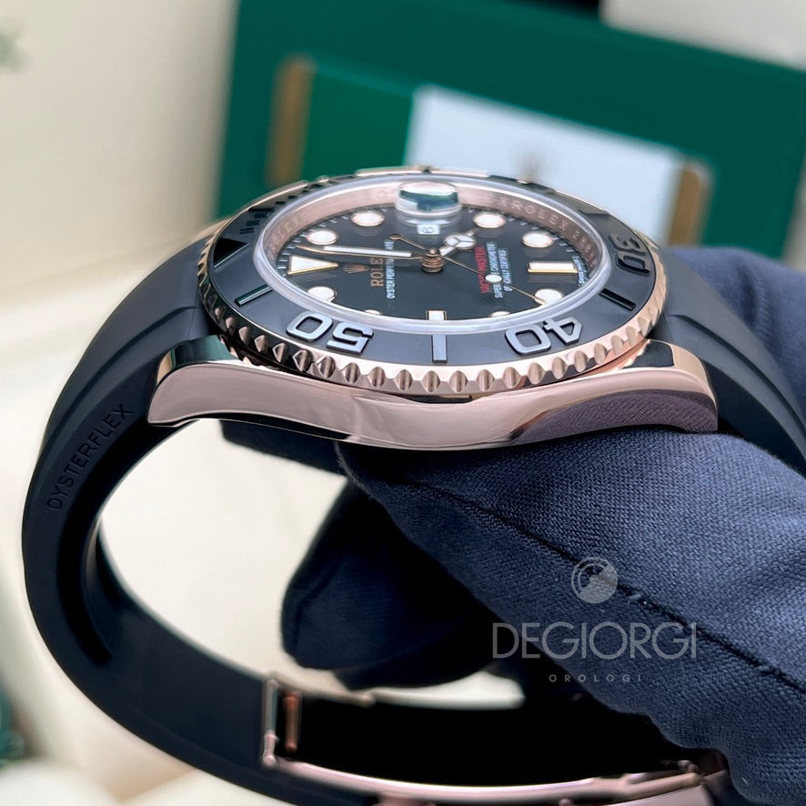 Rolex Yacht Master 116655 Everose Oysterflex