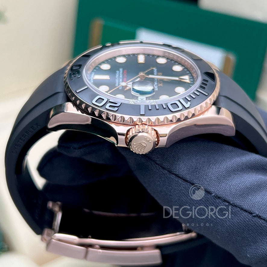 Rolex Yacht Master 116655 Everose Oysterflex