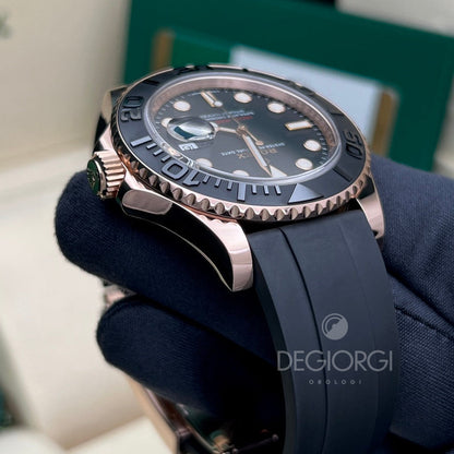 Rolex Yacht Master 116655 Everose Oysterflex