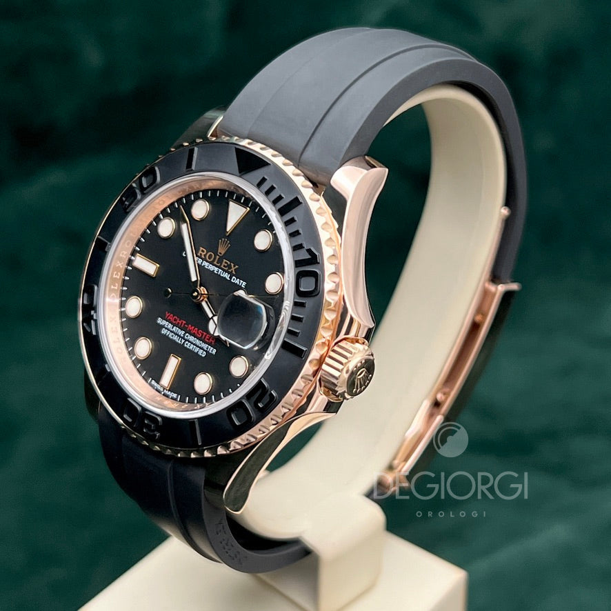 Rolex Yacht Master 116655 Everose Oysterflex