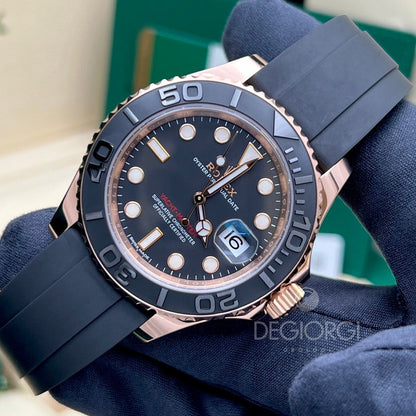 Rolex Yacht Master 116655 Everose Oysterflex