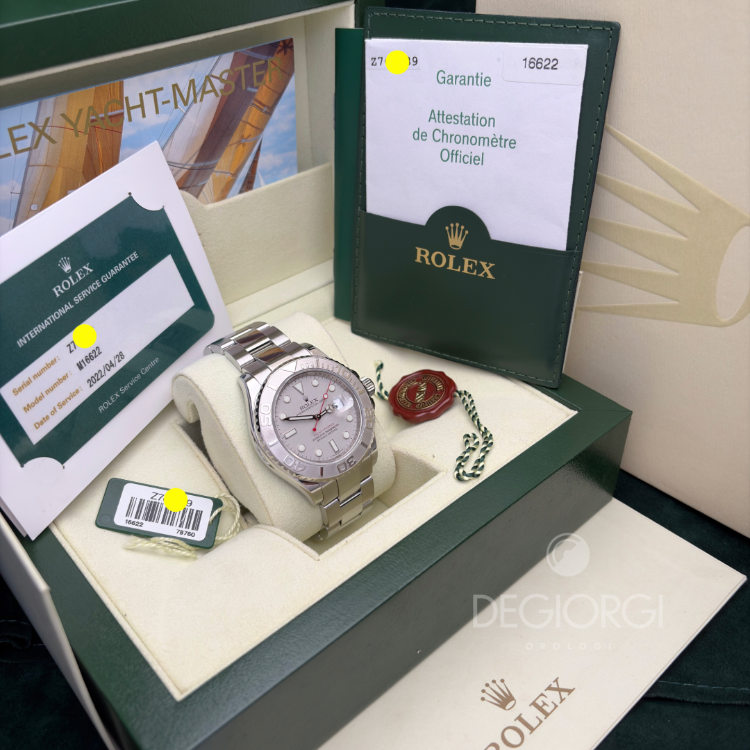 Rolex Yacht Master 16622 Oyster 40 mm Acciaio Rolesium